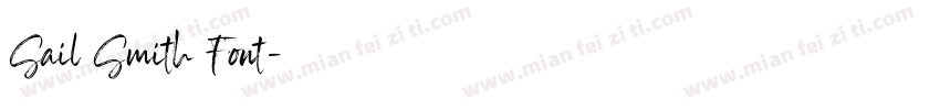 Sail Smith Font字体转换